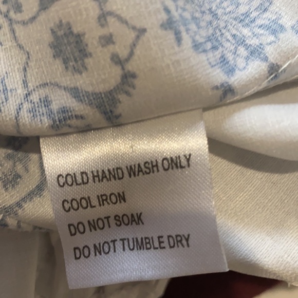 Shareen Collections Boho Playsuit Blue/ White Bell Sleeves AU 10 Button Up - Picture 10 of 10